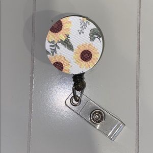 Sunflower Badge Reel